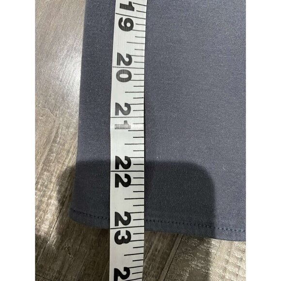 Free People Movement Gray Virgo Leggings Curved Slit Back Cuffs Petite Size XS - Picture 4 of 6